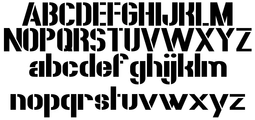 50 Blizzards font