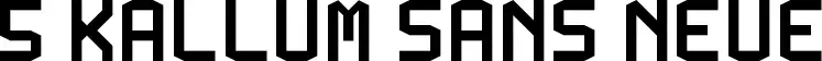 5 Kallum Sans Neue