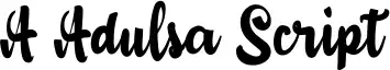 A Adulsa Script