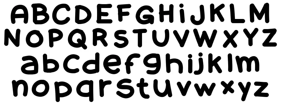 A Mano Blaxtendida font