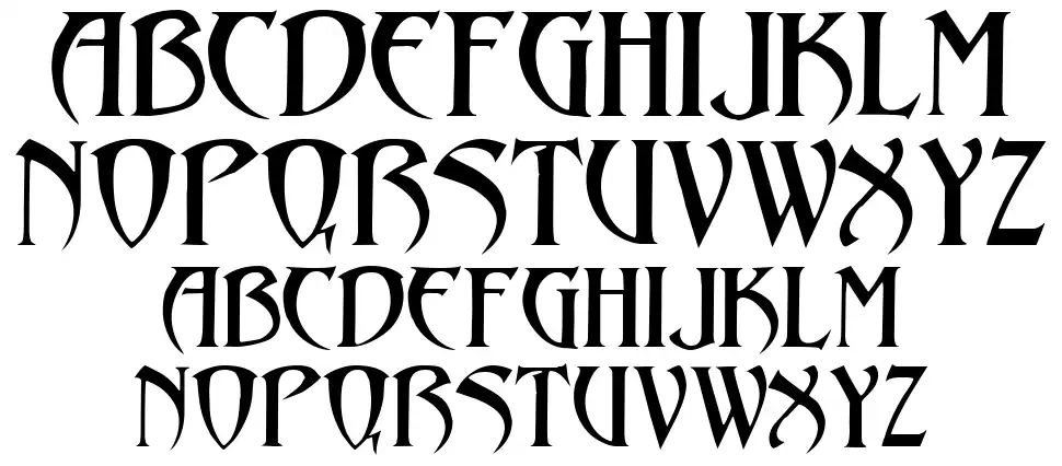 Abaddon font