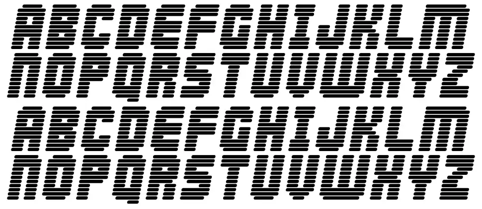 Abduction 2002 font