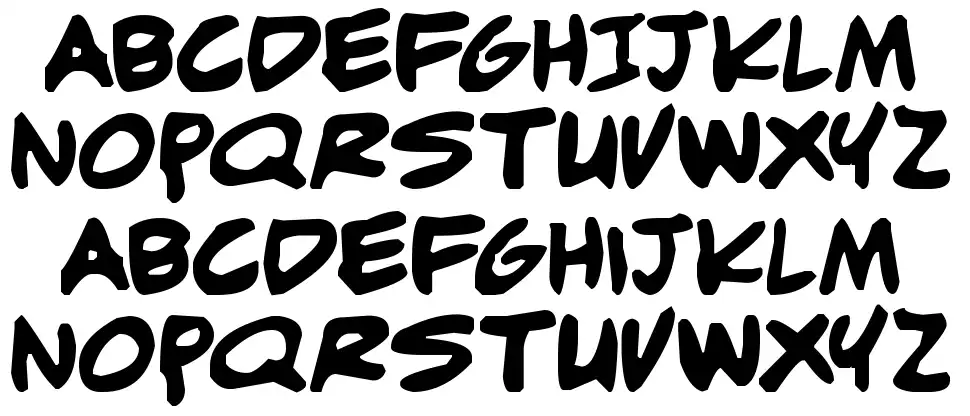 Adam Warren font