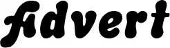 Advert font