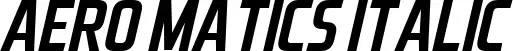 Aero Matics Italic