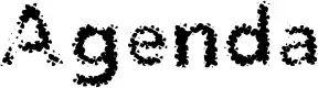 Agenda font