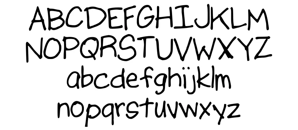 AJ Put Me First font