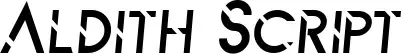 Aldith Script