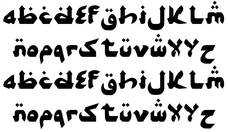 Alghorie Syawal font
