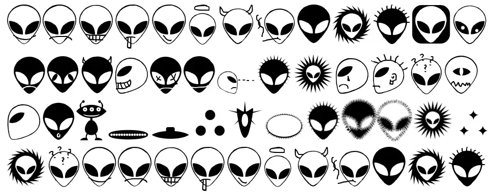 Alienator font