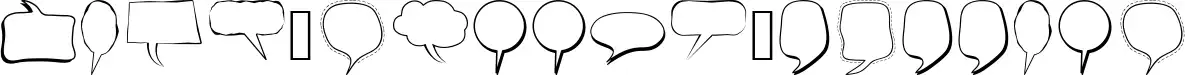 Alin Speech Bubbles