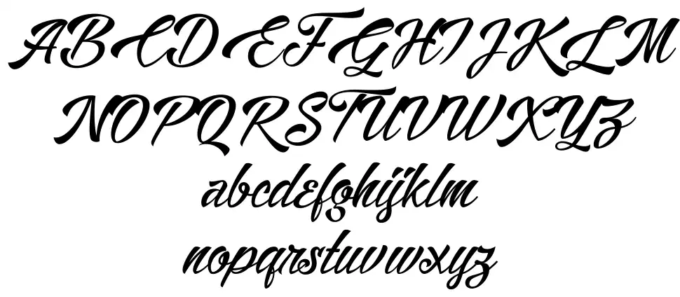 Alisandra font