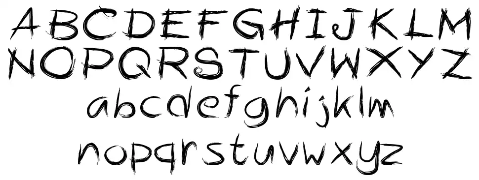 Alphahate font