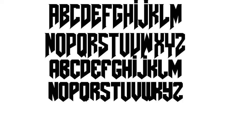 AmazDooM font