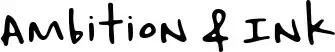 Ambition & Ink schriftart