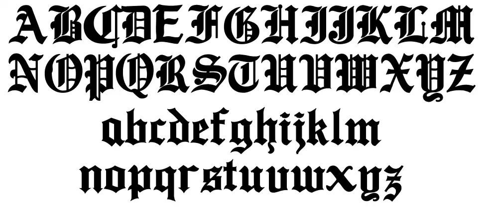Ancient font