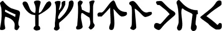 Angerthas font