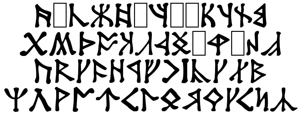 Angerthas font