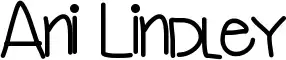 Ani Lindley font
