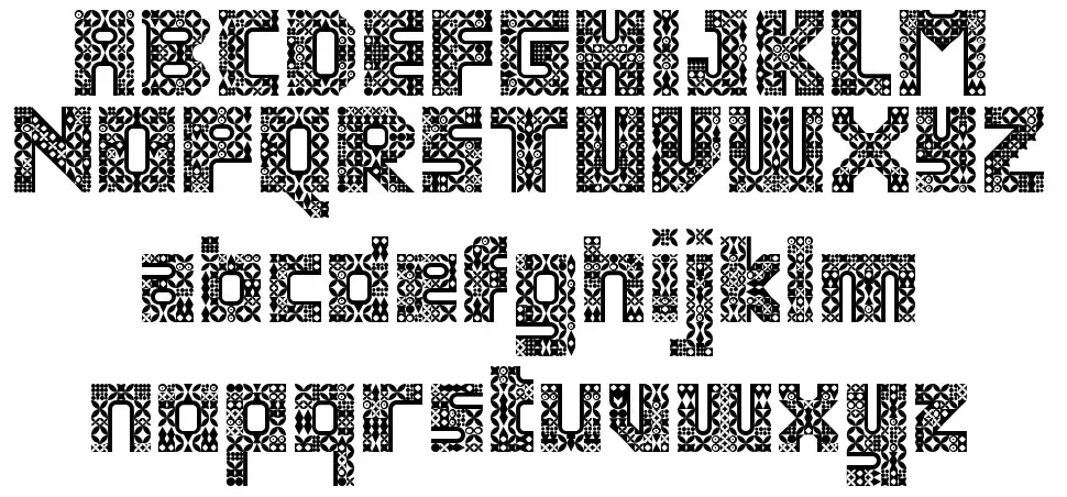 Antique Paleoindonesia font