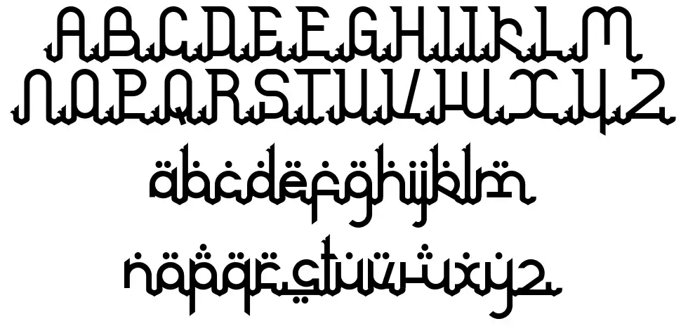 Arabian czcionkę
