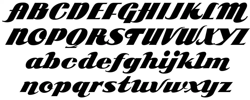 ARB 85 Poster Script JAN-39 font by Fontry - FontRiver