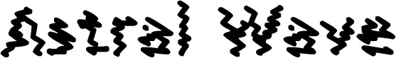 Astral Wave font