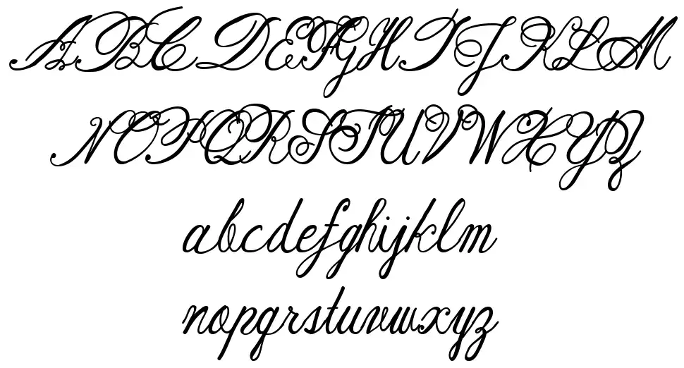 Austie Bost Rest of Our Lives font