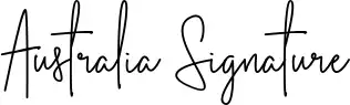 Australia Signature