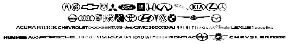 Auto Motive font