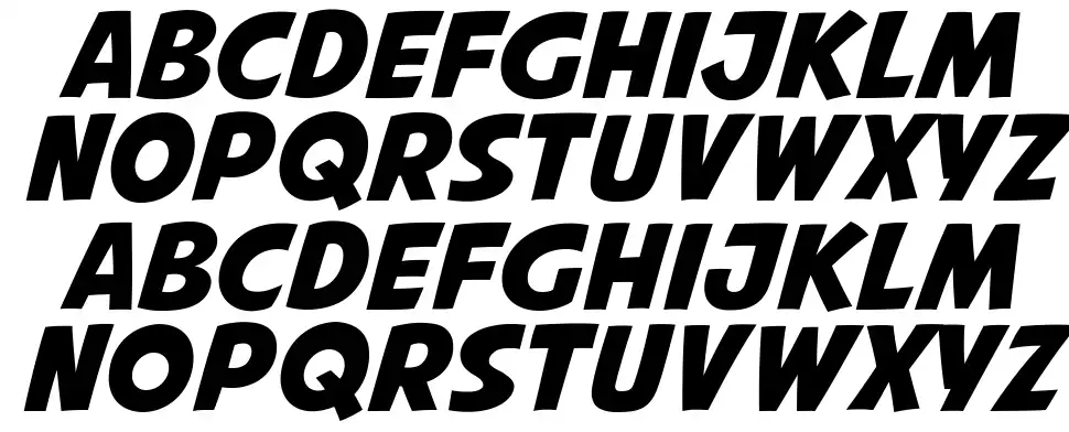 Avengeance Mightiest Avenger font