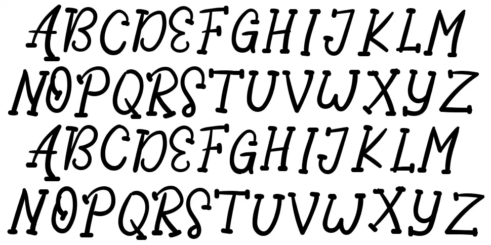 Awesome Party font by Jos Gandos FontRiver