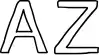 AZ font