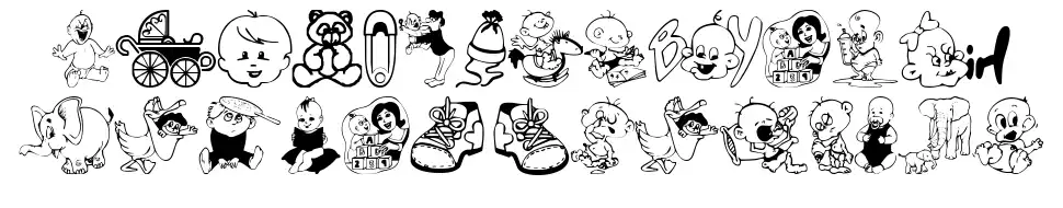 Baby CSP font