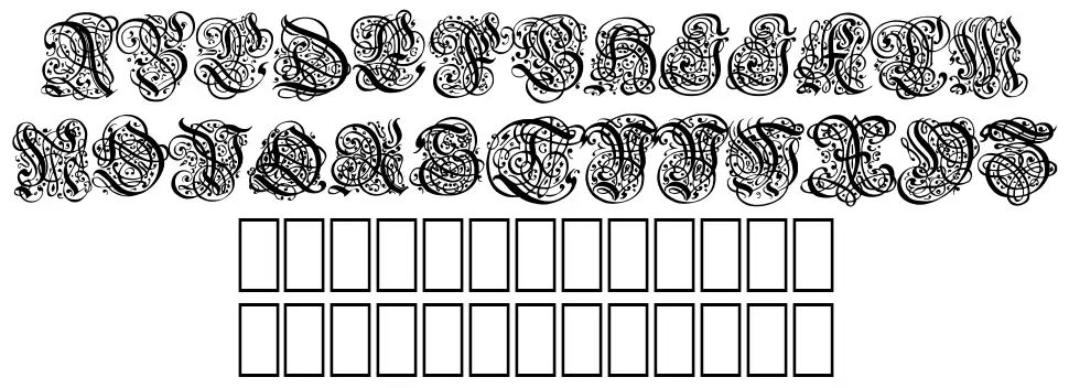 Barock font