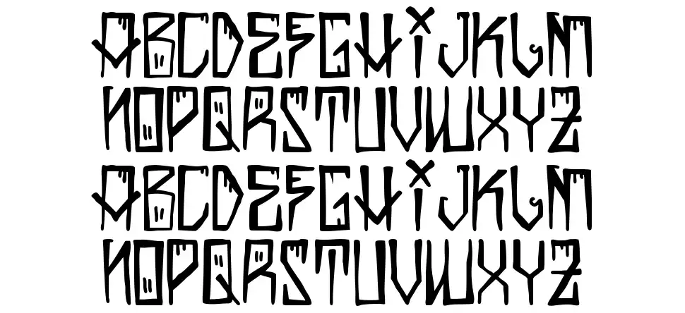 Barrio Santo font