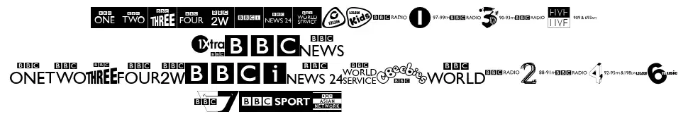 BBC logos písmo