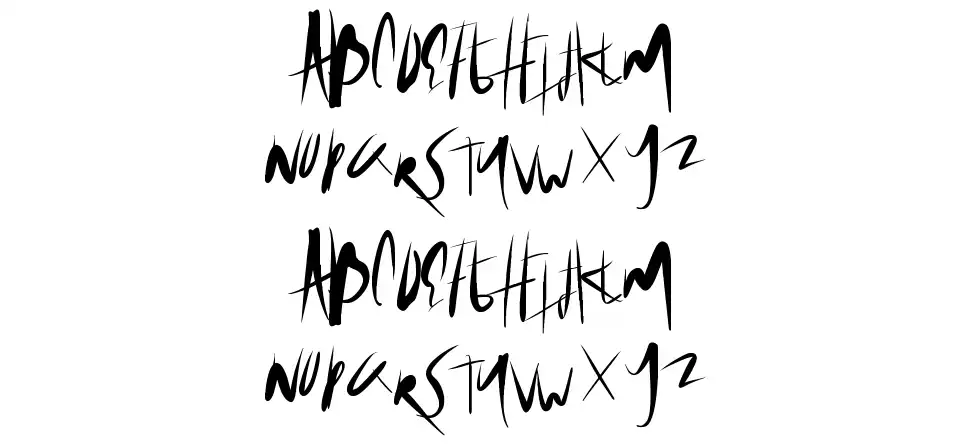 beauty salon font by