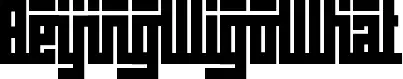 BeijingWigoWhat schriftart