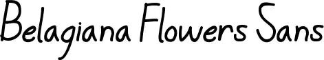 Belagiana Flowers Sans