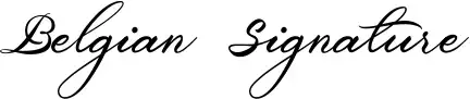 Belgian Signature