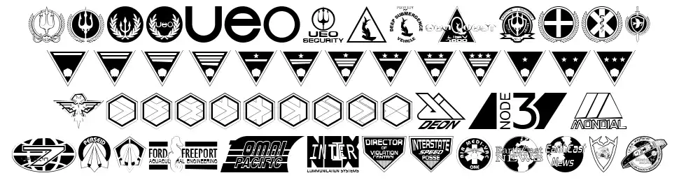 Beneath the Surface Dingbats font