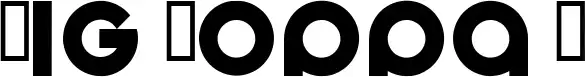 Big Poppa E font