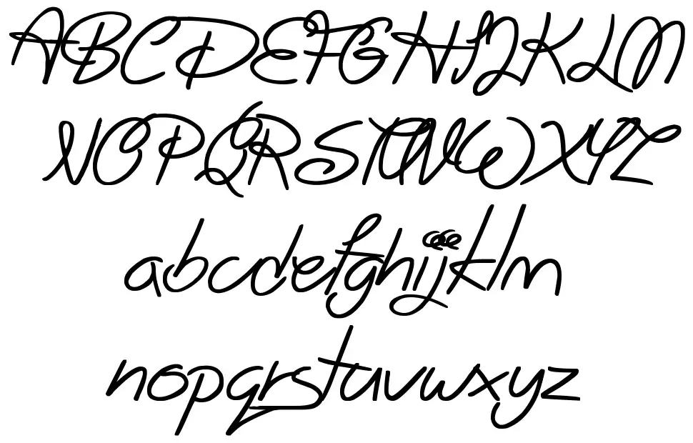 Big Winks font