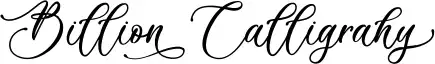 Billion Calligraphy