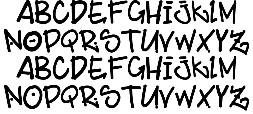 BillyBop Maj Tag font
