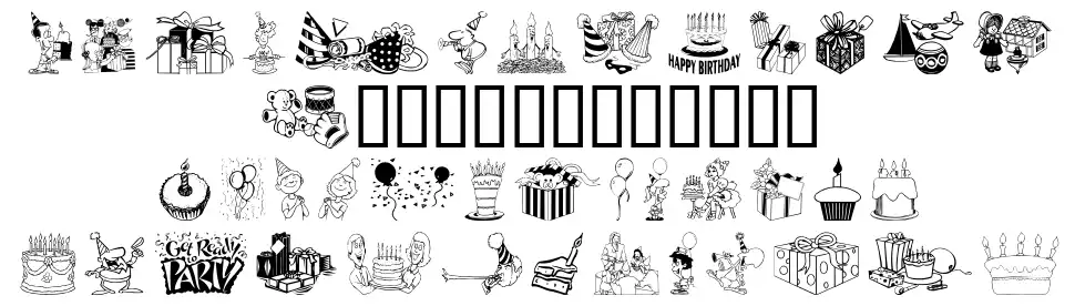 Birthdaze font