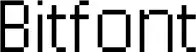 Bitfont