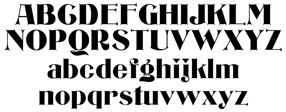 Bizarre font