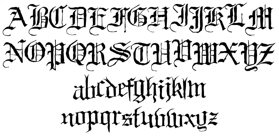 Black Night font